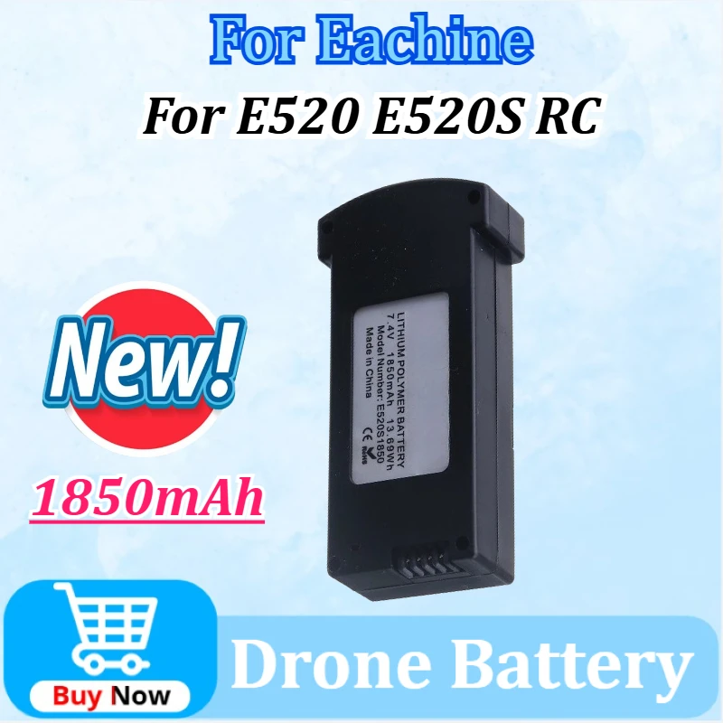 

Newly Upgraded 7.4V 1850mAh Replacement LiPo Drone Battery for Eachine RC E520 E520S for JD-22S RC Quadcopter Spare Parts