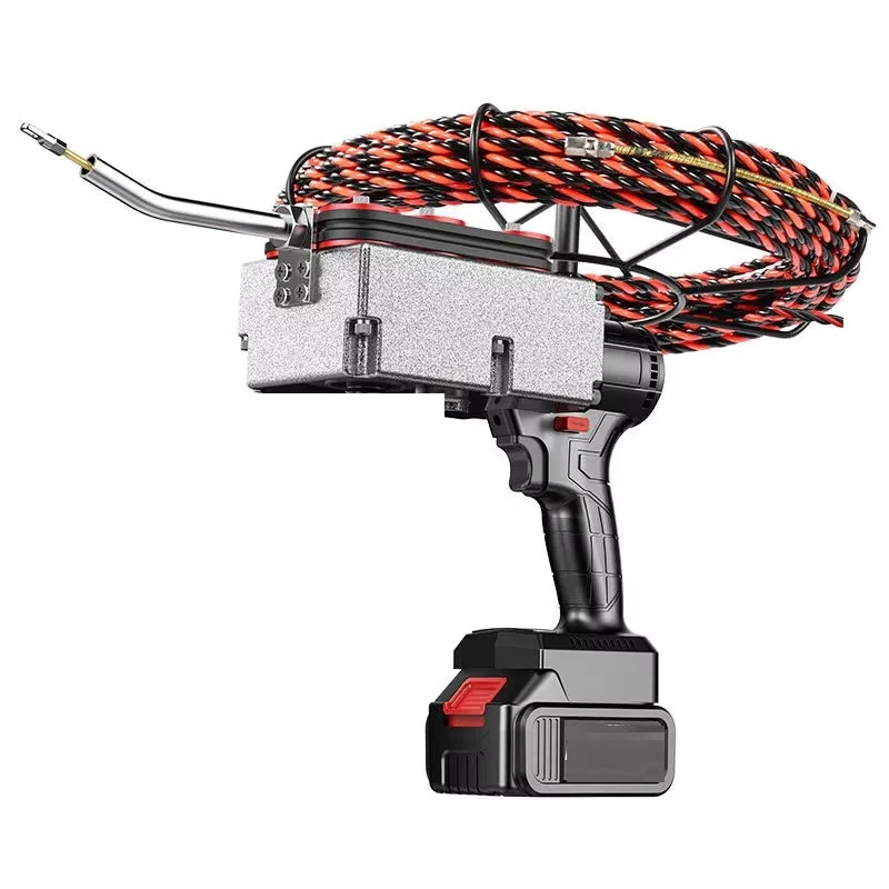 

Литий-ионный универсальный электрический протяжный инструмент для труб, устройство для протяжки и укладки проводов