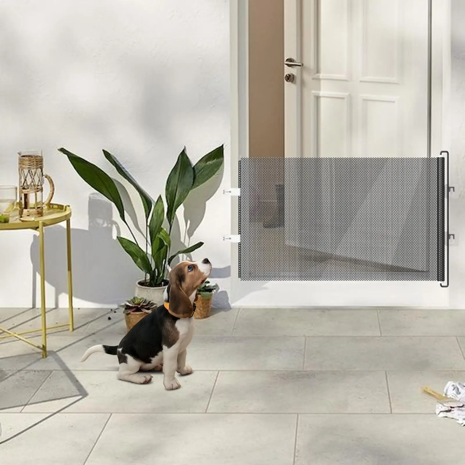 

Baby Gate For Stairs Telescopic Cat Screen 49 Inch Wide Childproof Baby Barrier For Kitten Hallway Stairway Balcony Yard Patio