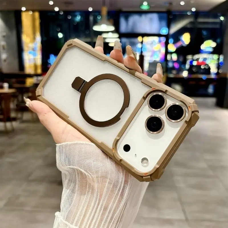 31BA Ergonomic Shockproof Kickstand Case Shell Cover For Smartphone With Anti Fingerprint Coating And Precise Cutout