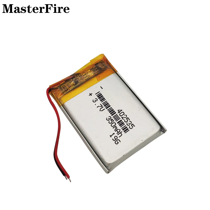 

3.7V 350mah Rechargeable Lithium Polymer Battery 402535 for Wireless Mouse Wolf Tooth Speaker LED Light Massager Batteries