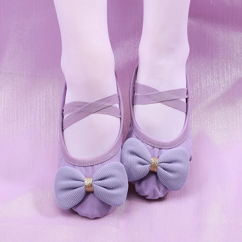 Japanese Style Ballet Shoes Child Girls Adult Dance Shoes Women 2023 New in Ballet Shoes for Dancing Ballet Accessories Bow