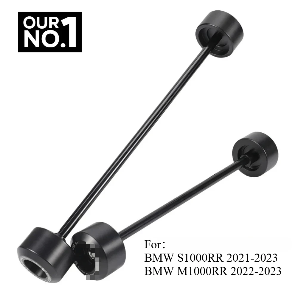 

Motorcycle Accessories Front and Rear Wheel Axle Anti-fall Rubber Protection Bar For BMW S1000RR 2021-2023 M1000RR 2022-2023