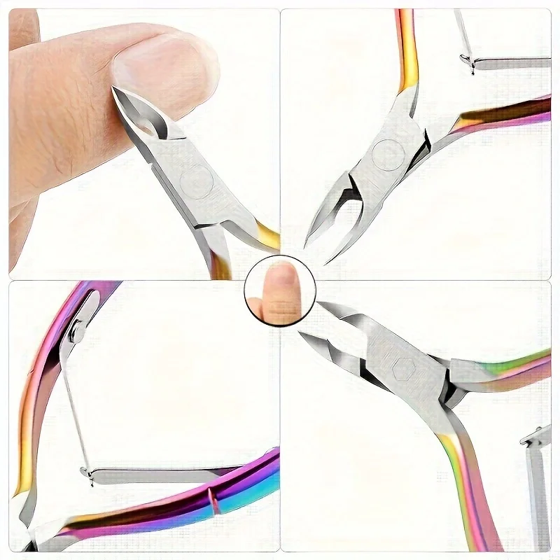 Colorful Scissor Nail Cuticle Nipper Clipper Tool