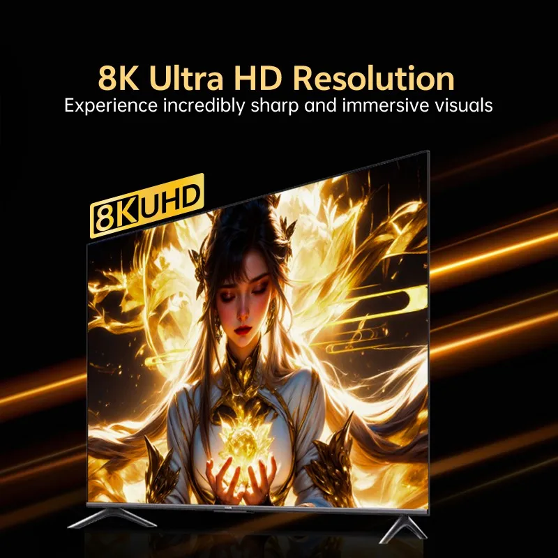 Active HDMI to DisplayPort Cable 8K30Hz, Unidirectional 4K144Hz HDMI Source to DP Display 2K240Hz Cable for Switch PS5 XBox