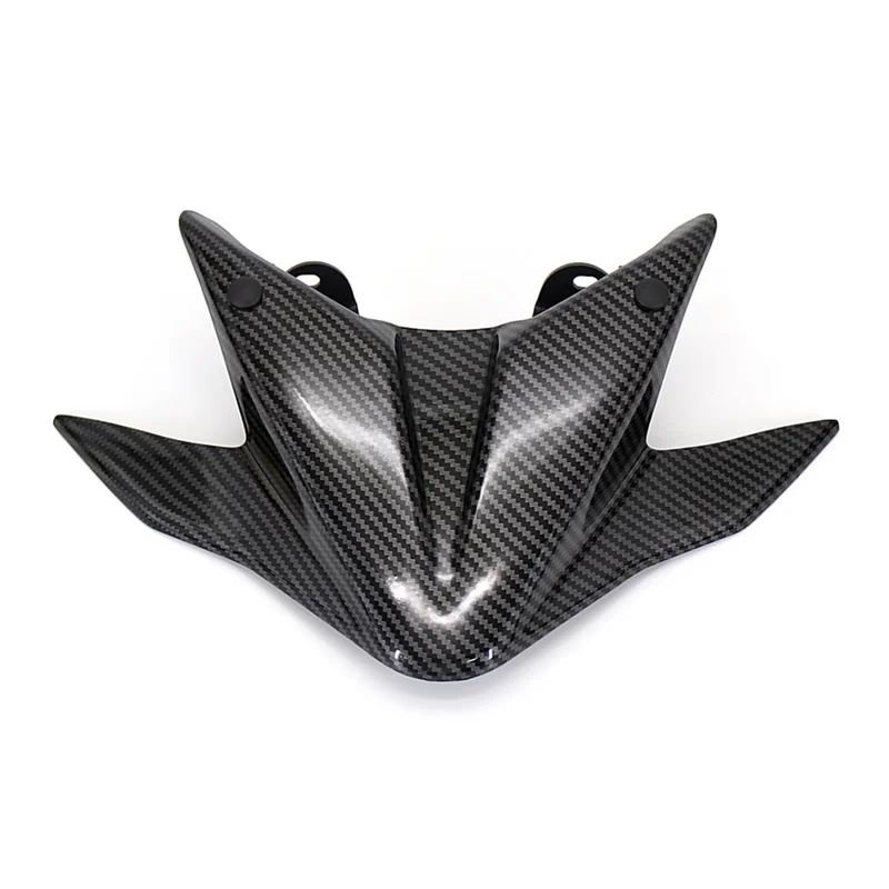 Beak Nose Cone Extension Cover Extra Carbon Fiber Texture Front Wheel Fender for Yamaha Tracer 9 TRACER 900 GT 2021-