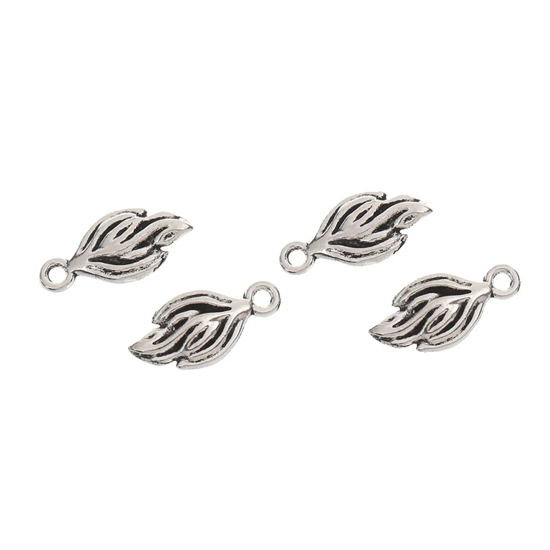 

150pcs/lot Jewelry Accessory Alloy Small Leaf Pendant For Charms Earrings Bracelet