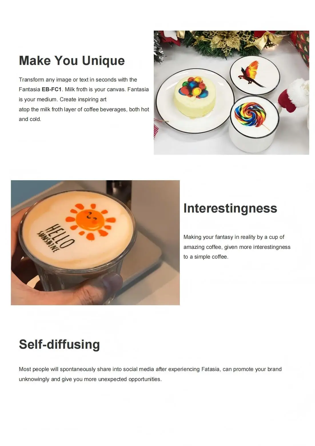 STLF JW Selfie Art طابعة كعكة القهوة ثلاثية الأبعاد لاتيه آلة تزيين الطعام التلقائي الصالحة للأكل الحبر متعدد الألوان فليكس جديد المنزل الخبز