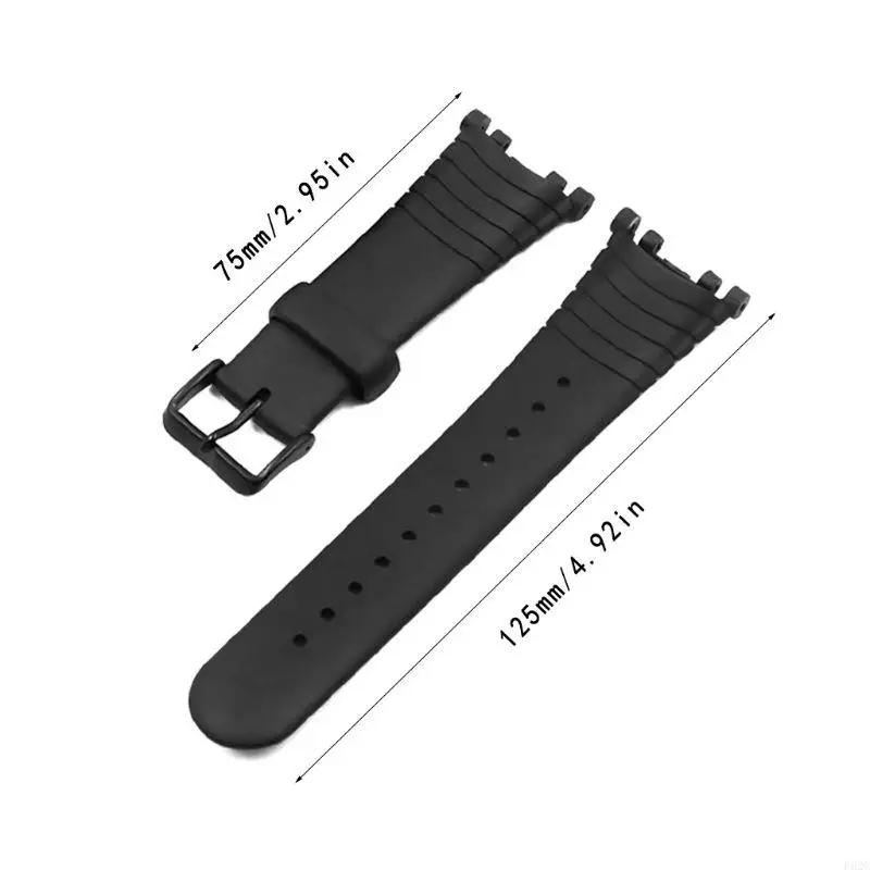 F62C Soft Silicone Watch Strap Strap Strap Strap Replacement