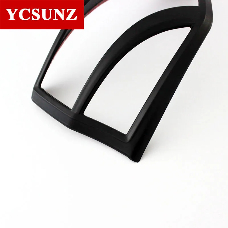 ABS Tail Light Cover For Toyota Fortuner Hilux SW4 2016 2017 2018 2019 Chrome Black Rear Lamp Hood Car Accessories YCSUNZ