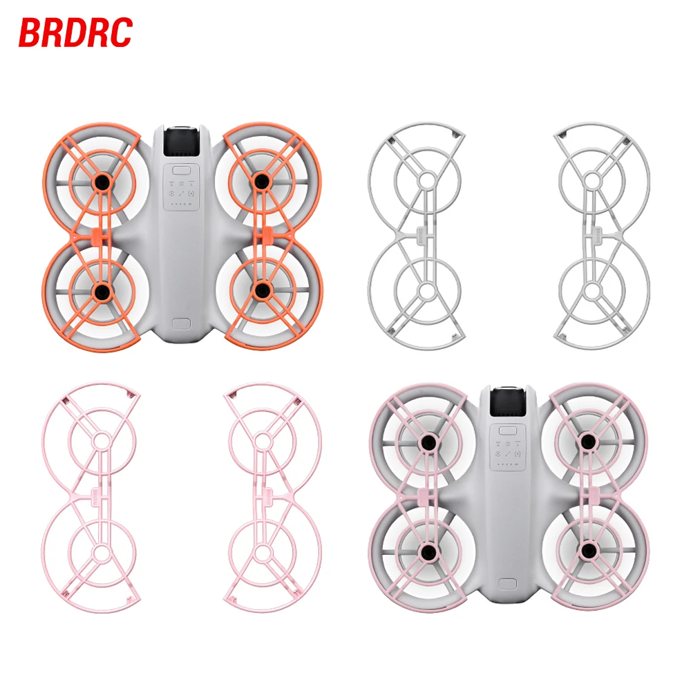 BRDRC المروحة الحرس ل DJI NEO المضادة للتصادم مصدات المروحة حماية حلقة تأثير حماة الطائرة بدون طيار ملحق خفيف الوزن