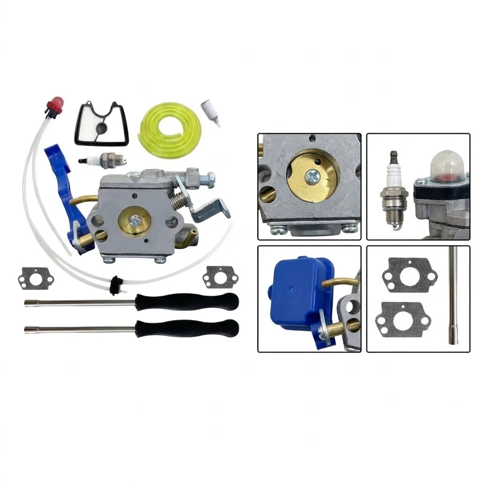 590460102 Carburetor Kit for Troy-Bilt For 125B For 125BX For 125BVX For Snowblower with Air Filter and Fuel Line Assembly