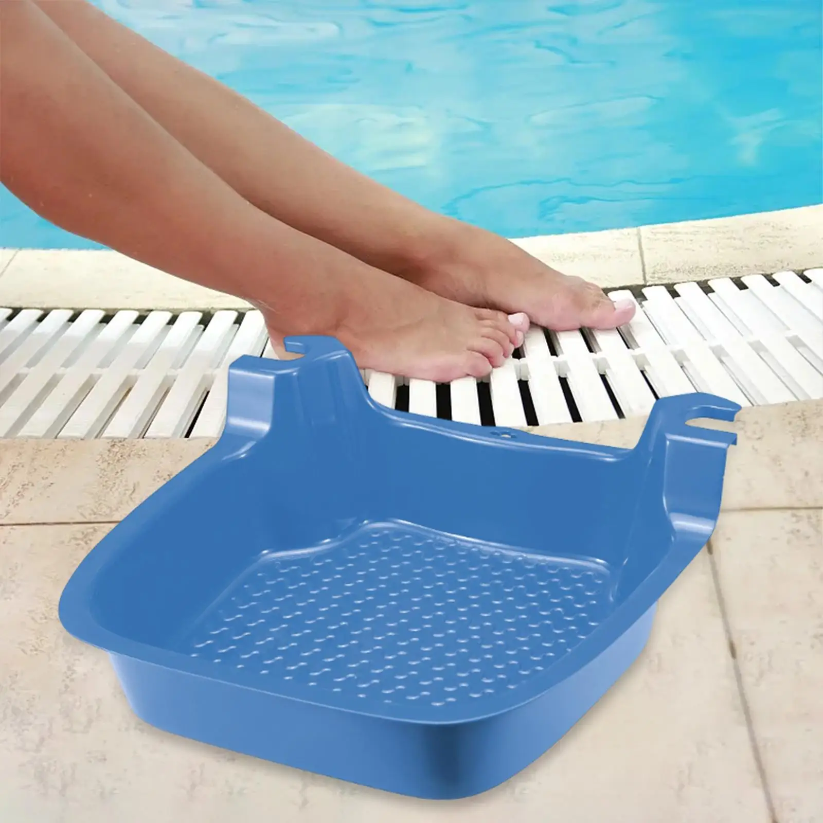 

Pool Foot Bath Extra Large Swimming Pool Foot Wash Basin for Swimming Pool Clean Feet in Ground and above Ground Swimming Pools