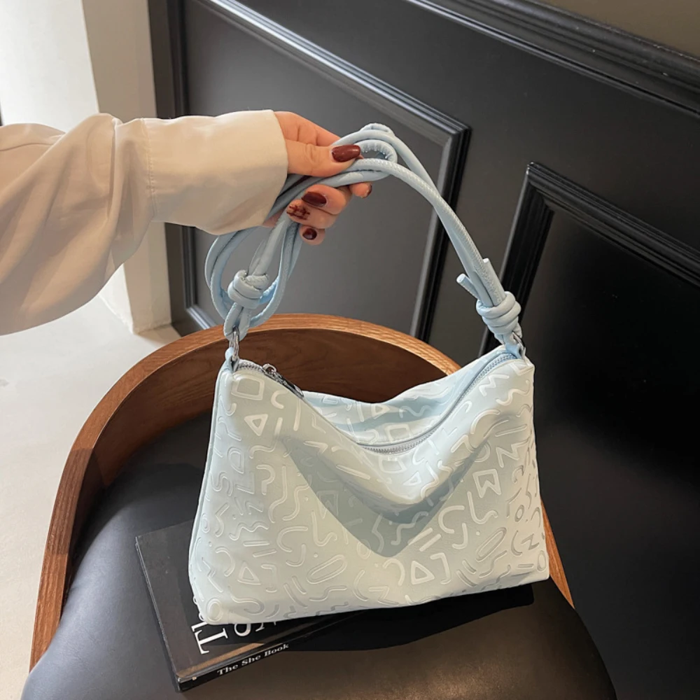 

Women Casual Soft Large Capacity One Shoulder Bags Spring Summer Delicate Zipper All-Match Versatile Handbags Commute Packs