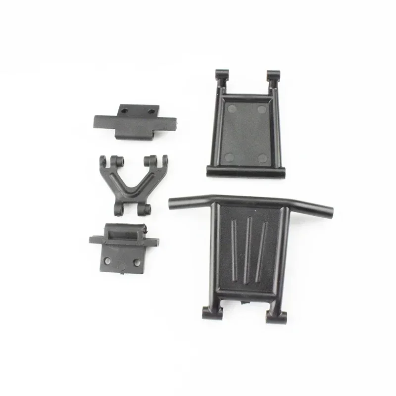 

1 Set for Wltoys 124018 1/12 RC Car Upgrade Parts RC Car Front & Rear Bumper Anti-Collision Bar Spare Accessories