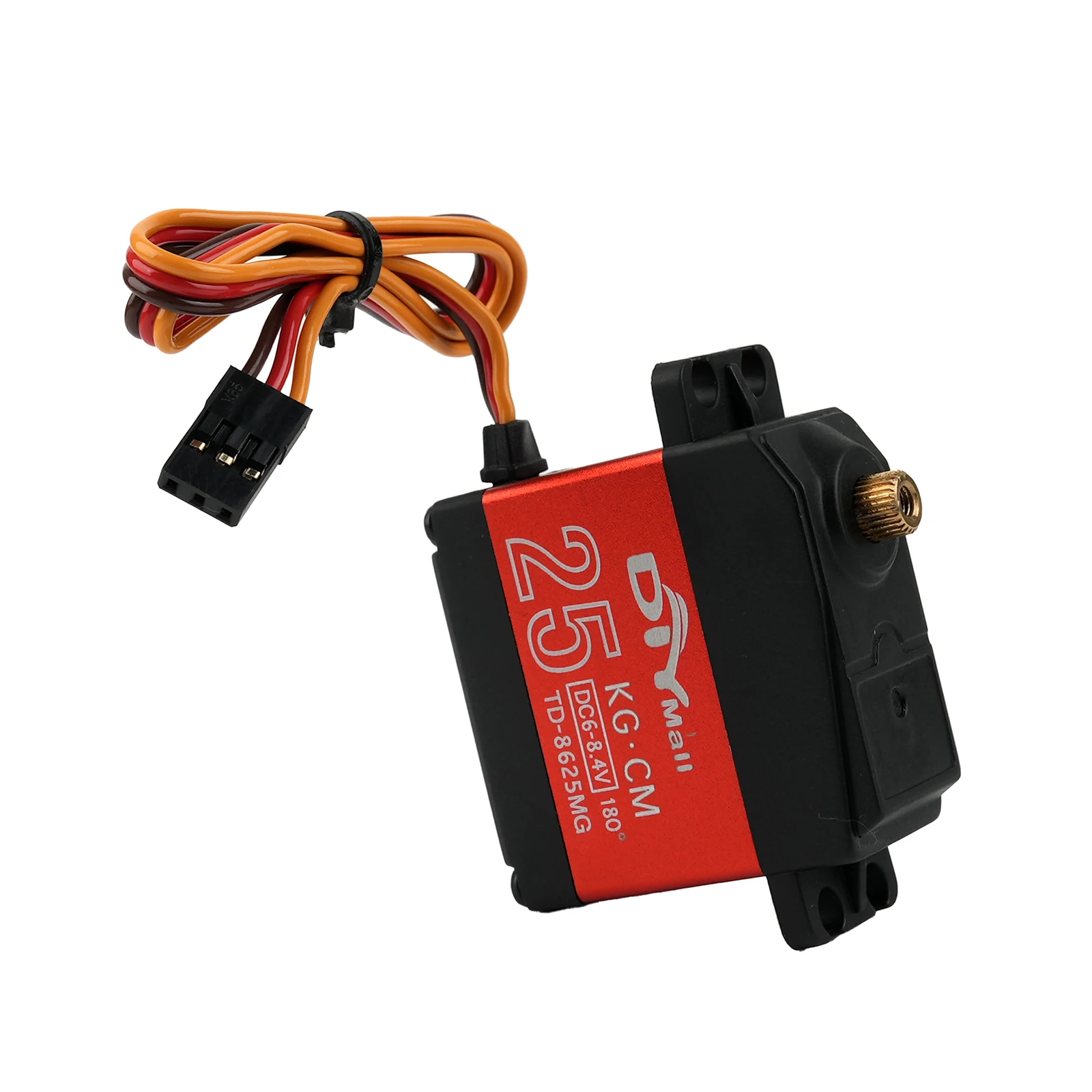 

Цифровой сервопривод 25 кг/см, IP66, водонепроницаемый, высокоскоростной, с металлическим редуктором, 180/270/360 градусов, для радиоуправляемых моделей автомобилей, грузовиков, краулеров масштабов 1/8, 1/10, 1/12