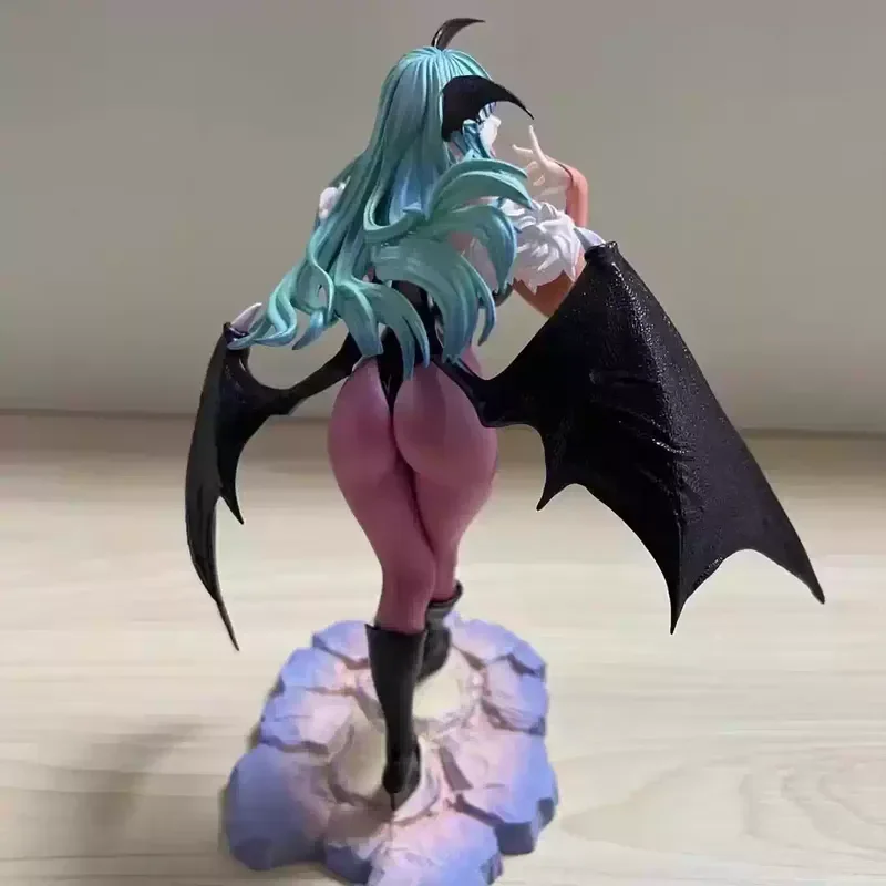 Darkstalkers Morrigan Lilith Felicia Anime Figure 1/7 Vampire Statue Model Toy Collectible Desktop Pc Case Ornaments Adult Gift - view 3