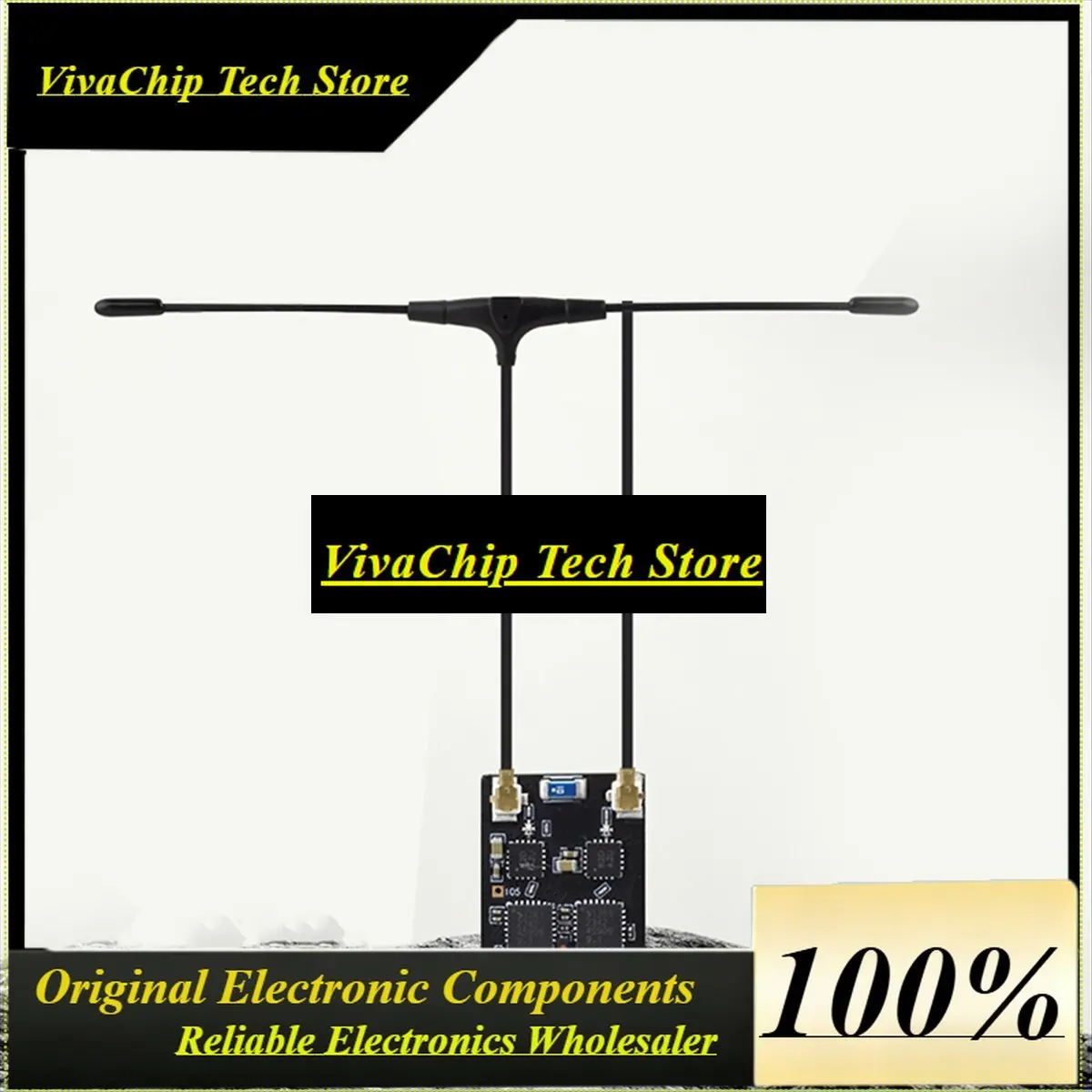 VivaA26Z ELRS GEMINI RX Dual Receiver 2.4Ghz 150mm & 90mm Antennas For Enhanced RC FPV Drone Racing Performance