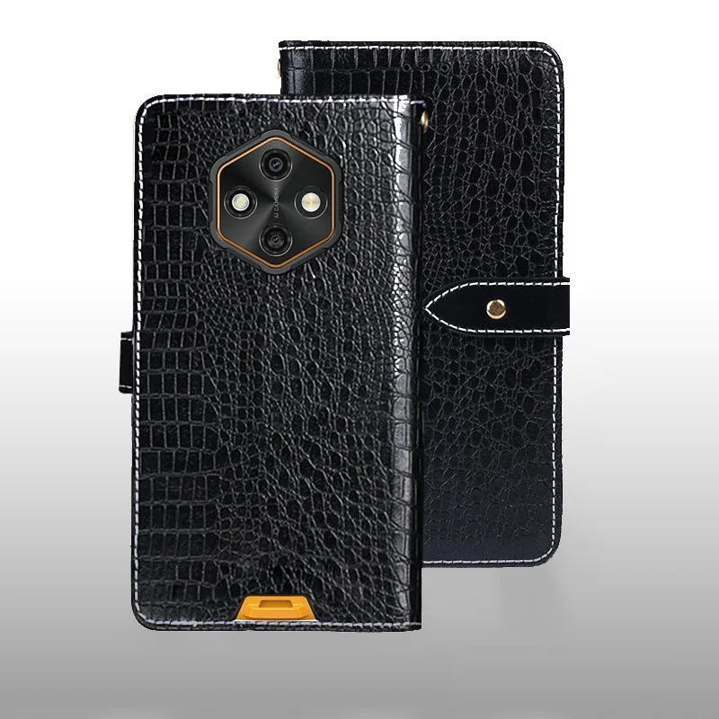 Flip Case For Ulefone RugKing 4 Pro Case Crocodile Pattern Leather Case Card Slots Cover For Ulefone RugKing 4 Pro Fundas