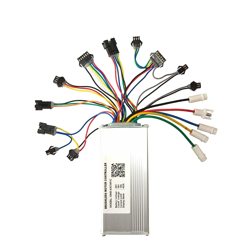 MTB Ebike Accessories Speed Controller Electric Bicycle Brushless Motor Controller X040-AXC001C 48V 18A for Electric Scooters