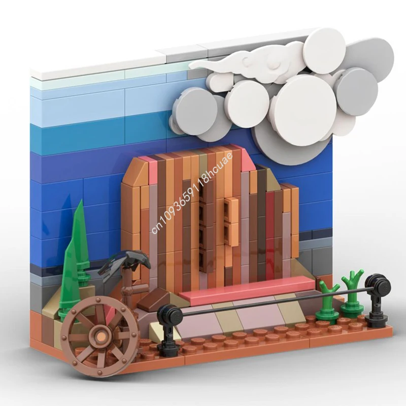 

199 шт. MOC AZ Mesa Monsoon, строительные блоки, рождественские семейные развлечения, сделай сам, вдохновляющие творчество и сотрудничество, архитектура, подарок для детей