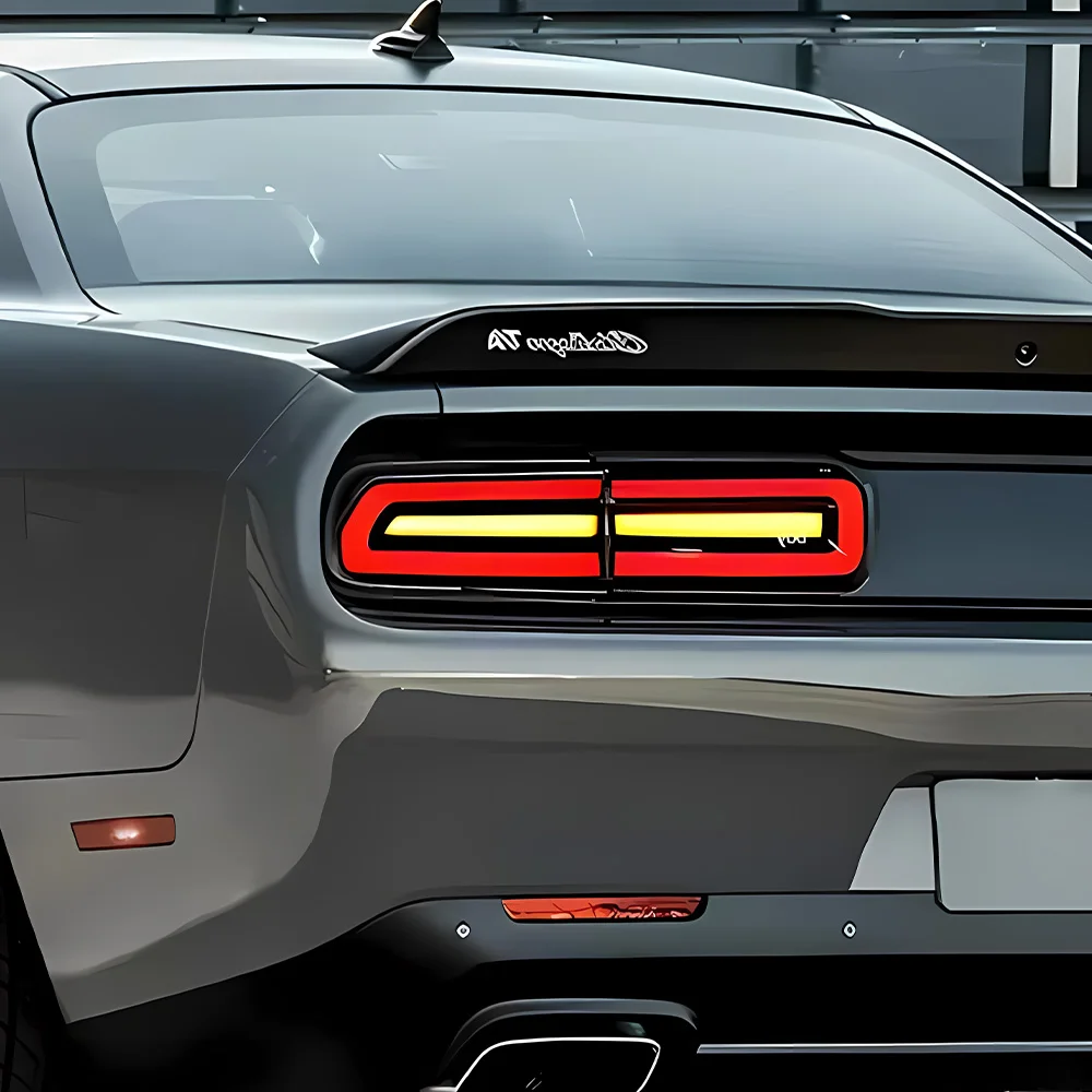 

Для Dodge Challenger 2008-2014 автоматические задние фонари в сборе, обновление, высококачественные светодиодные автомобильные задние фонари, аксессуары для инструментов Plug and Play