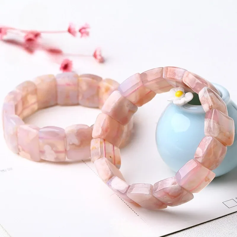 

Agate Single Circle Hand Row Bracelet Hand Card Women's Bracelet Jewelry Gift