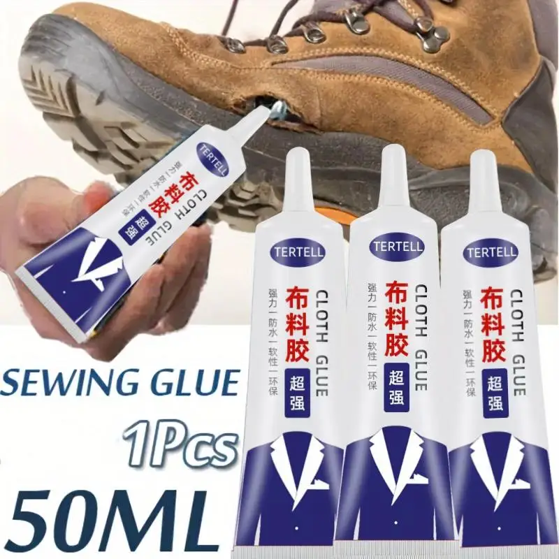 1/2 peças 50ml costuras multifuncionais de alta qualidade dym para ligação e reparo rápidos-roupas, jeans, couro artificial e tecido
