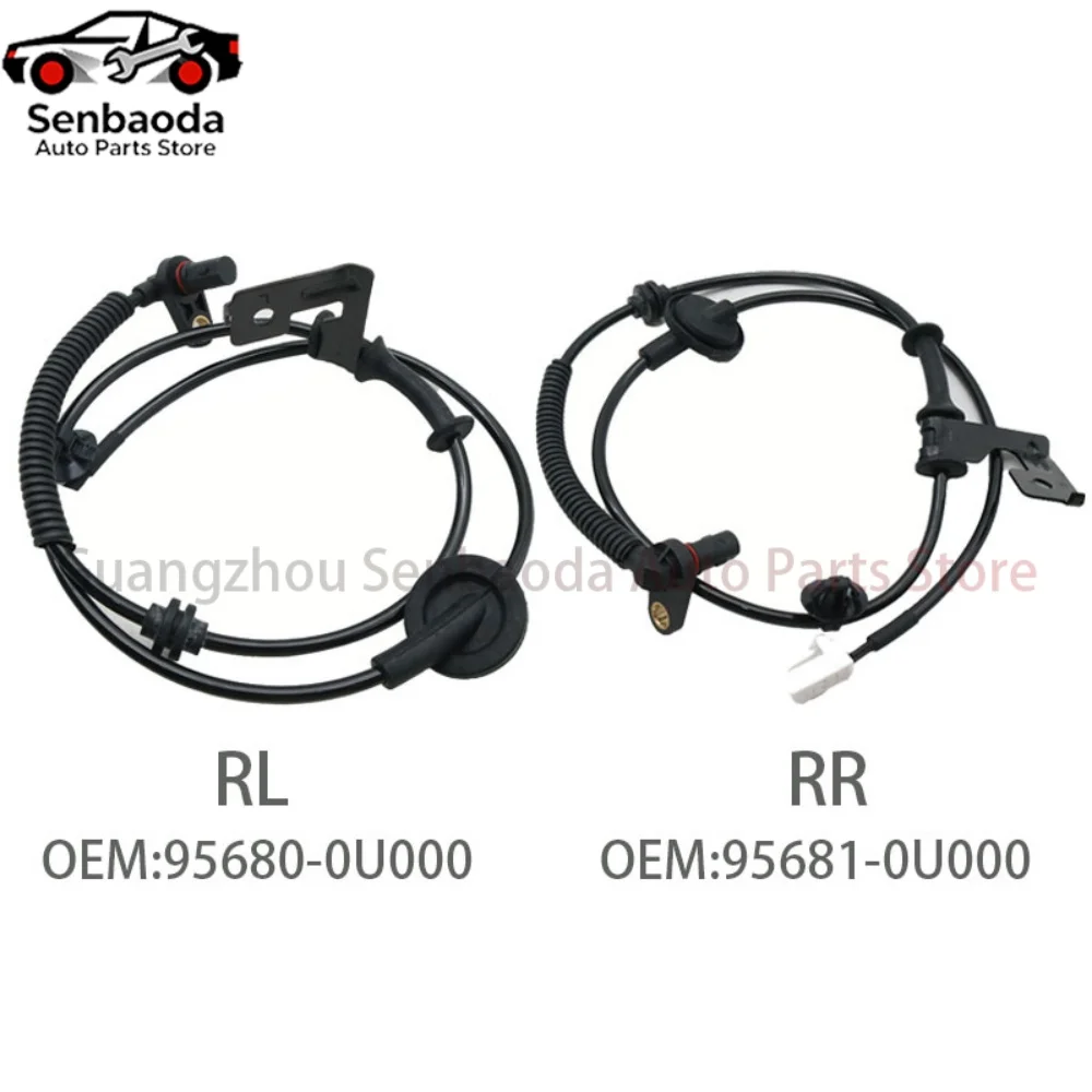 

95680-0U000 95681-0U000 Датчик скорости заднего левого/правого колеса ABS для Hyundai Accent 2012-2017 1,6 л 95680-1R000 95681-1R000