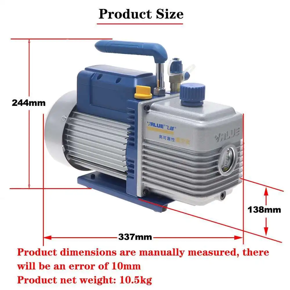 2FY-2C-N Air Conditioning Dual Stage Refrigerant 4.5CFM Vacuum Pump For Refrigeration