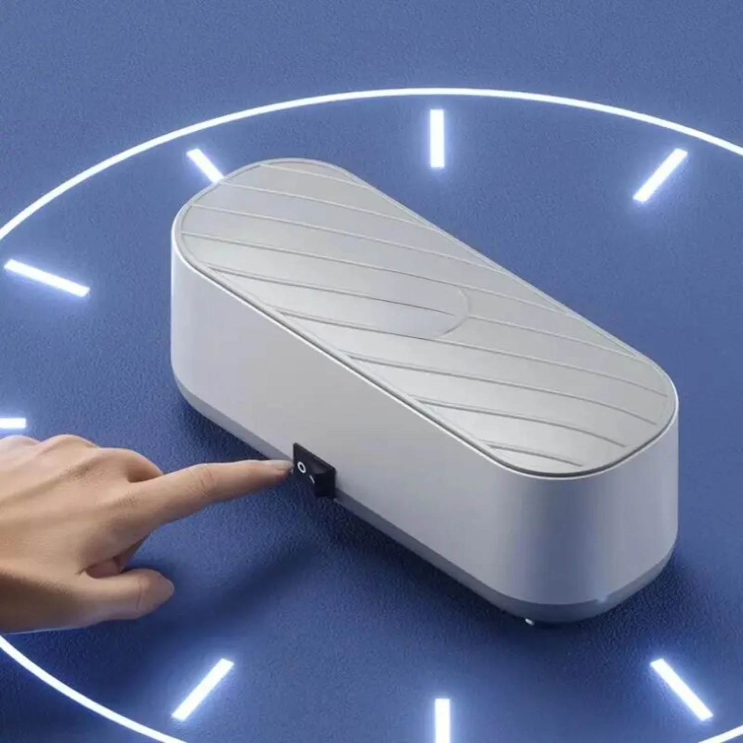 Multi-Functional Cleaning Machine Glasses Jewelry Makeup Brush Cleaner Portable Mini  Cleaning Box