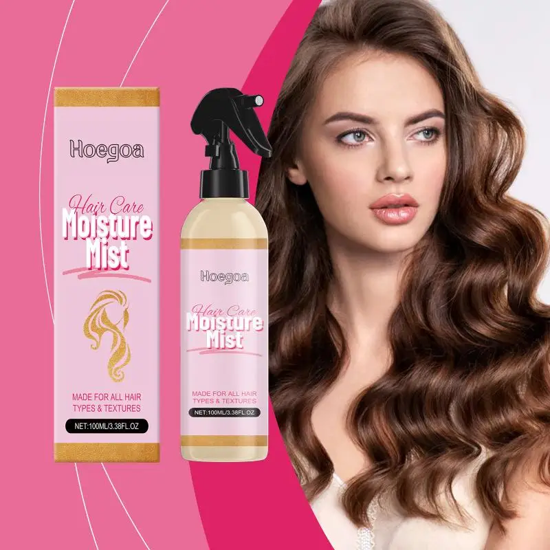Hoegoa Leave-In Smoothing Spray, Moisturizes Hair, Improves Frizz And Adds Shine Lightweight Leave-In Hair Conditioner