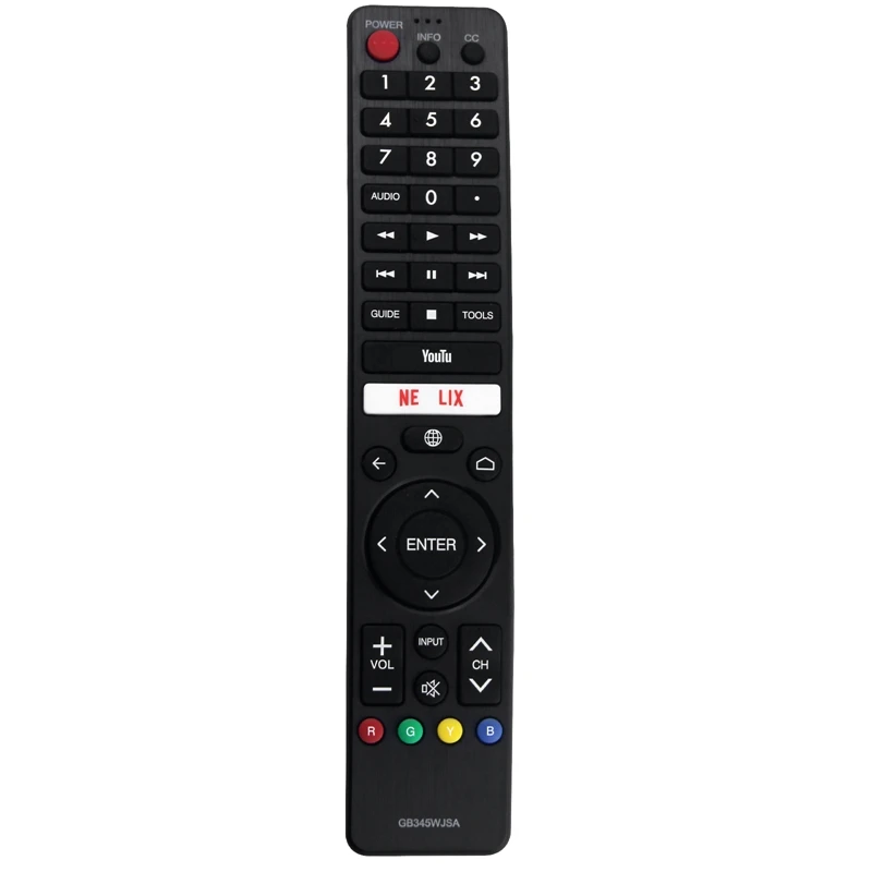 

Replace GB345WJSA Remote Control For Sharp TV GB234WJSA GB275WJSA GB346WJSA GA007BG22 G0018KJ GA877SB Easy Install