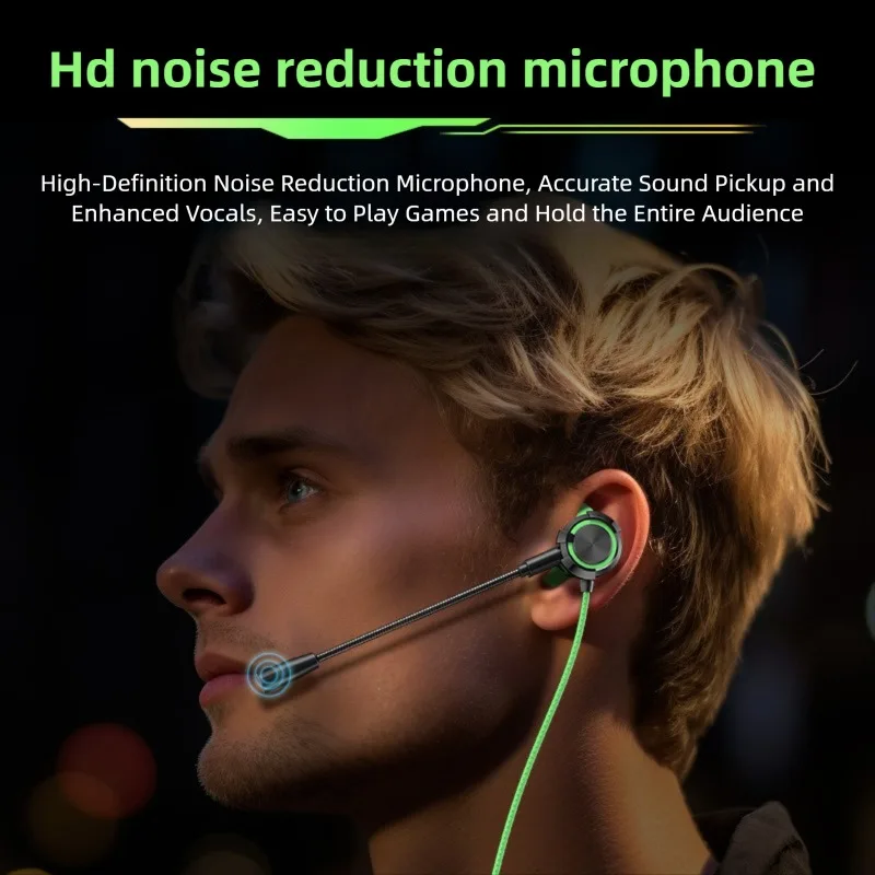 USB السلكية سماعات HiFi في الأذن ستيريو الرياضة الألعاب الموسيقى نوع C 3.5 مللي متر سماعات لسامسونج غالاكسي S25 S24 الترا آيفون 16
