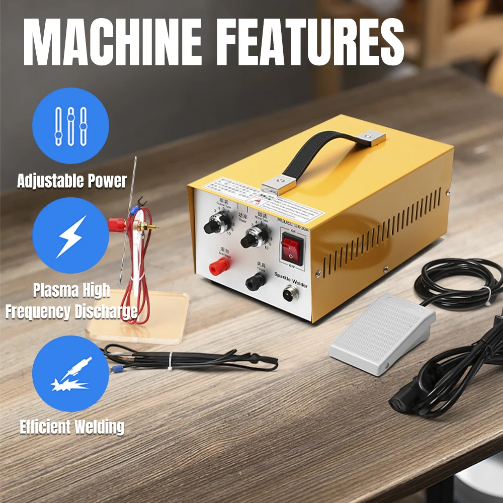 Jewelry Pulse Spot Welder 30a for Precision Gold Silver and Platinum Welding Tool LK-WD01