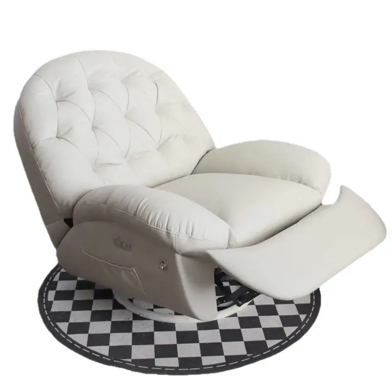 

Single electric living room bedroom eggshell space seat, small sofa