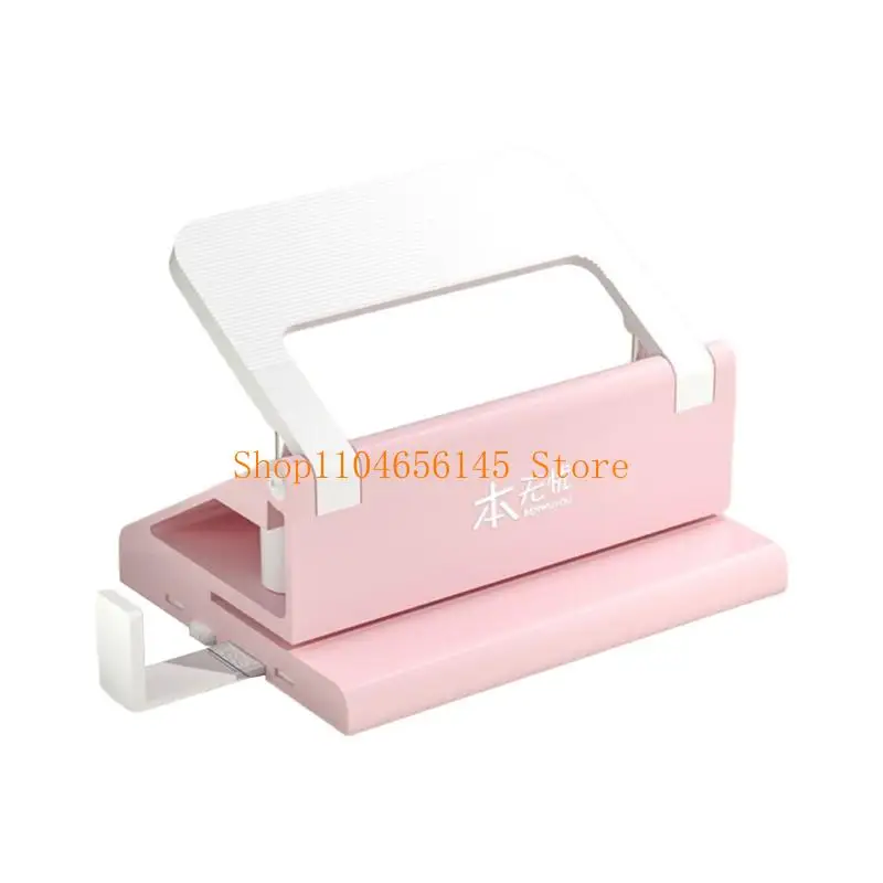 5asd Portable Hole Puncher Tool with Adjustable Guide 5 Sheets Capacity for Office