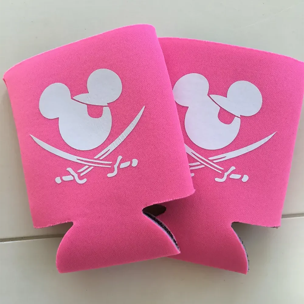

Pirate can coolers fish extender gift Birthday theme team party supplies favors Disney cruise hugger Cabin FE protective cover