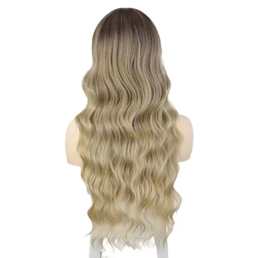 Synthetic wig high temperature fiber long curly hair soft hair wigs for women