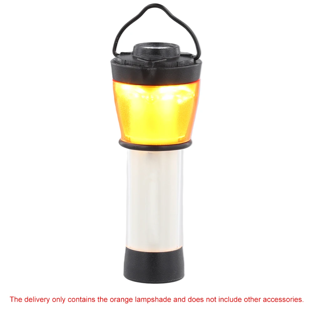 Orange Light Protective Cover Color Change Small Lampshade Plastic Camping Light Cover Lightweight for Goal Zero Light