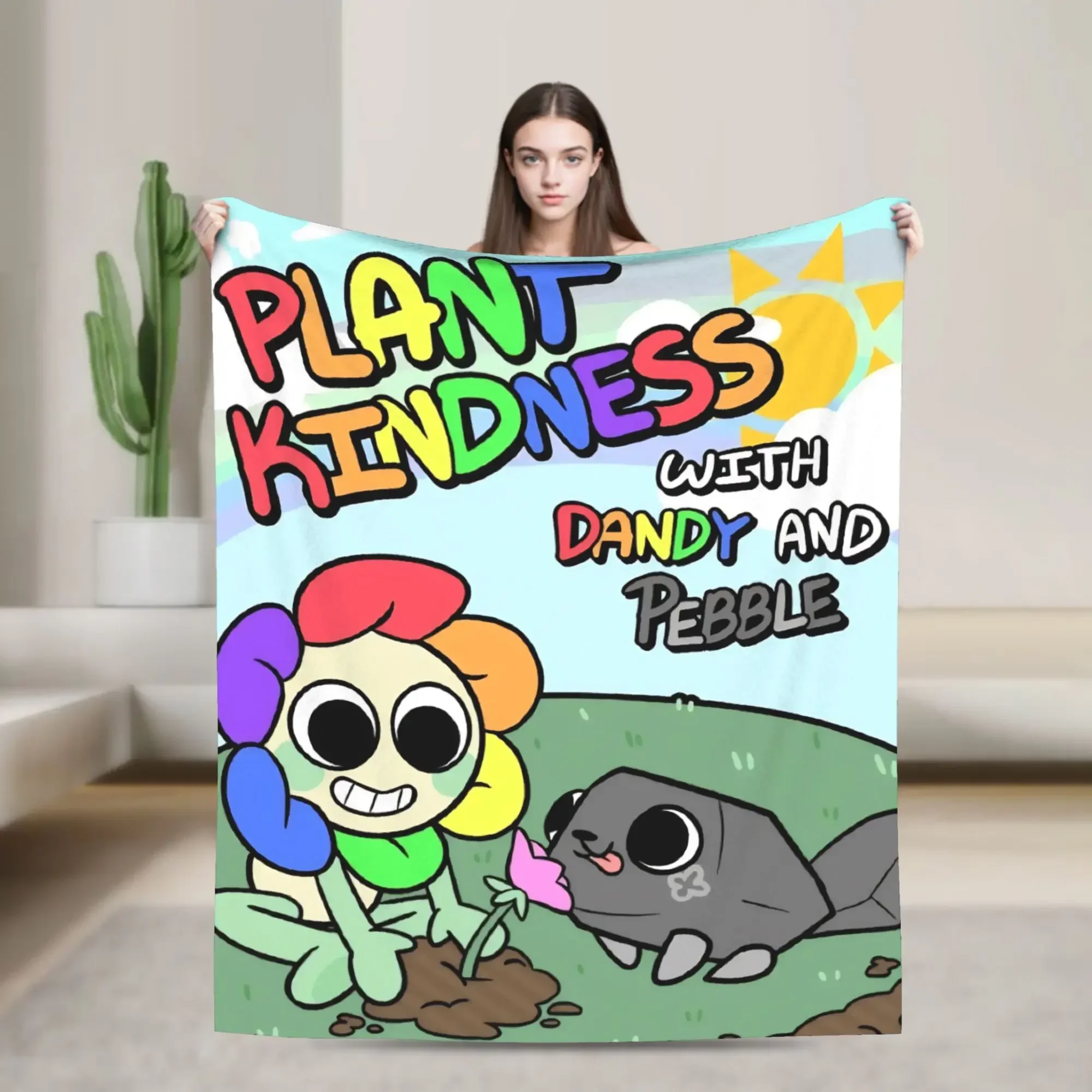 

Фланелевое одеяло Dandys World Gourdy: Мягкий плед для дивана, кровати, путешествий, офиса – универсальное покрывало и чехол для дивана