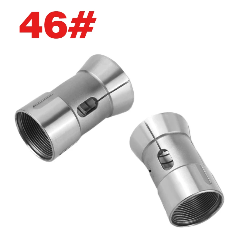 CK46 CNC Lathe Collet 3.0-45mm Spring Steel Back Pull Chuck for Round Square Hexagon Support Customization