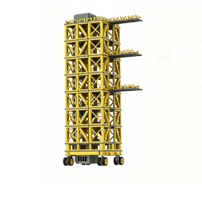 1090 stuks Kuifje lanceertoren maanraket # 21367 Servicetrappen en drie toegangsplattformen MOC Bouwsteenmodel Speelgoed Kindercadeaus