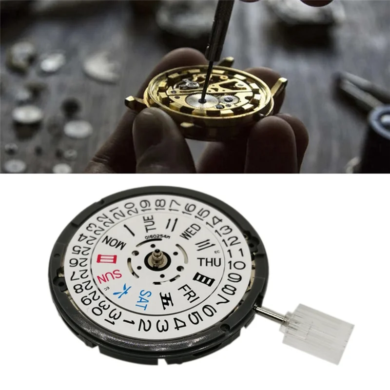 

NH36A/NH36 Watch Movement Three-Needle Double-Calendar High-Precision Automatic Mechanical Movement Instead of 7S36