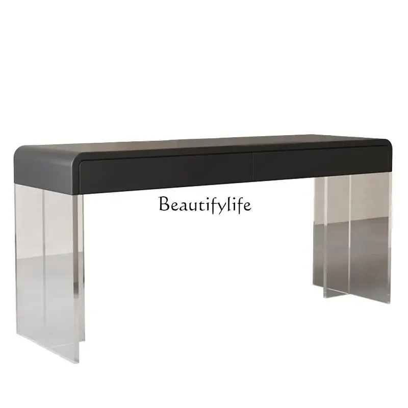 

yj19 Medieval suspended solid wood with drawers desk writing desk