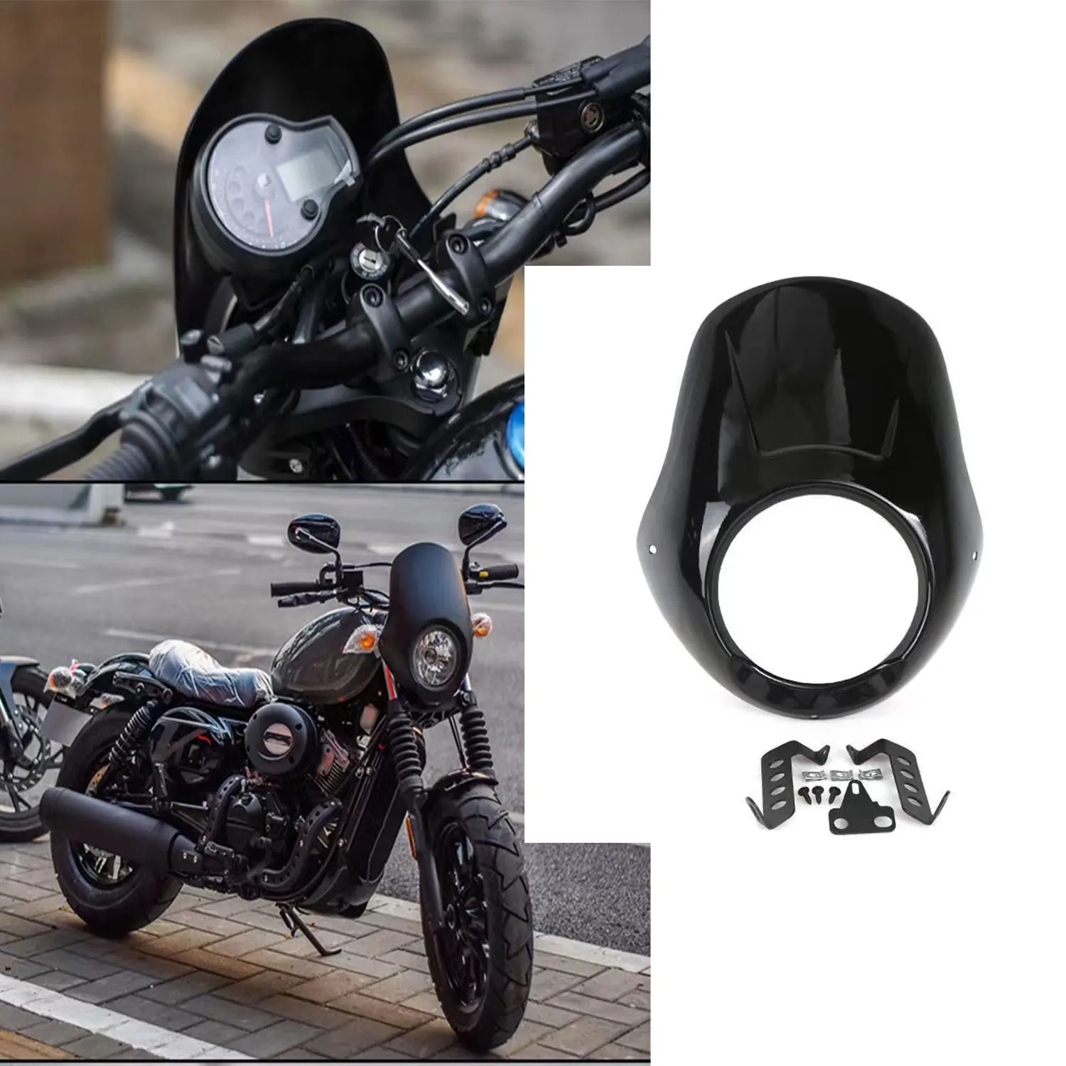 

For Hyosung GV300S GV125S Motorcycle Headlight Mask Light Front Kit Windscreen Cover Screen Fairing Windshield Wind Deflectors