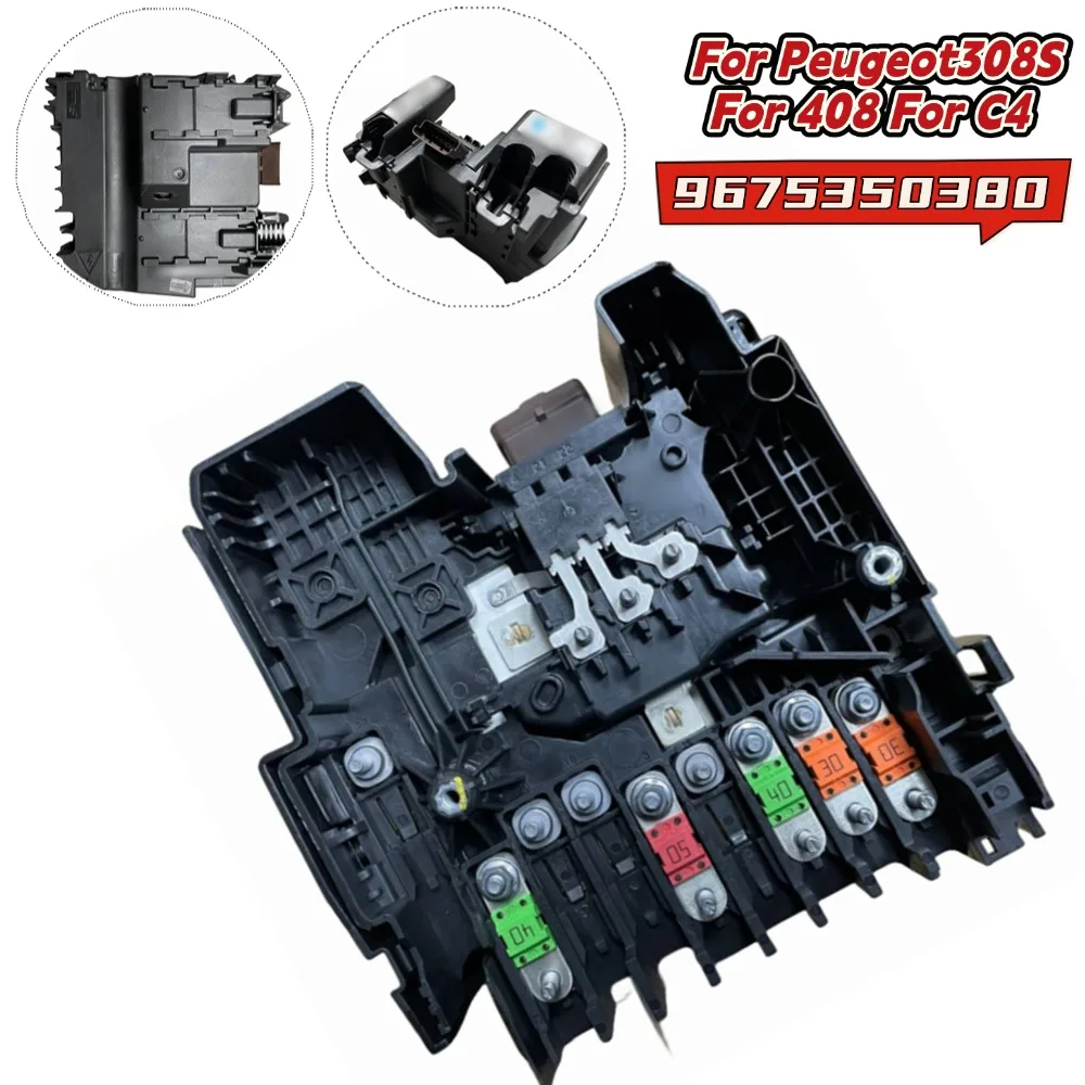 

Car Battery Protection Management Control Unit Bsi Fuse Box 9675350380 For Peugeot408 308S ForC4 Car Accessories