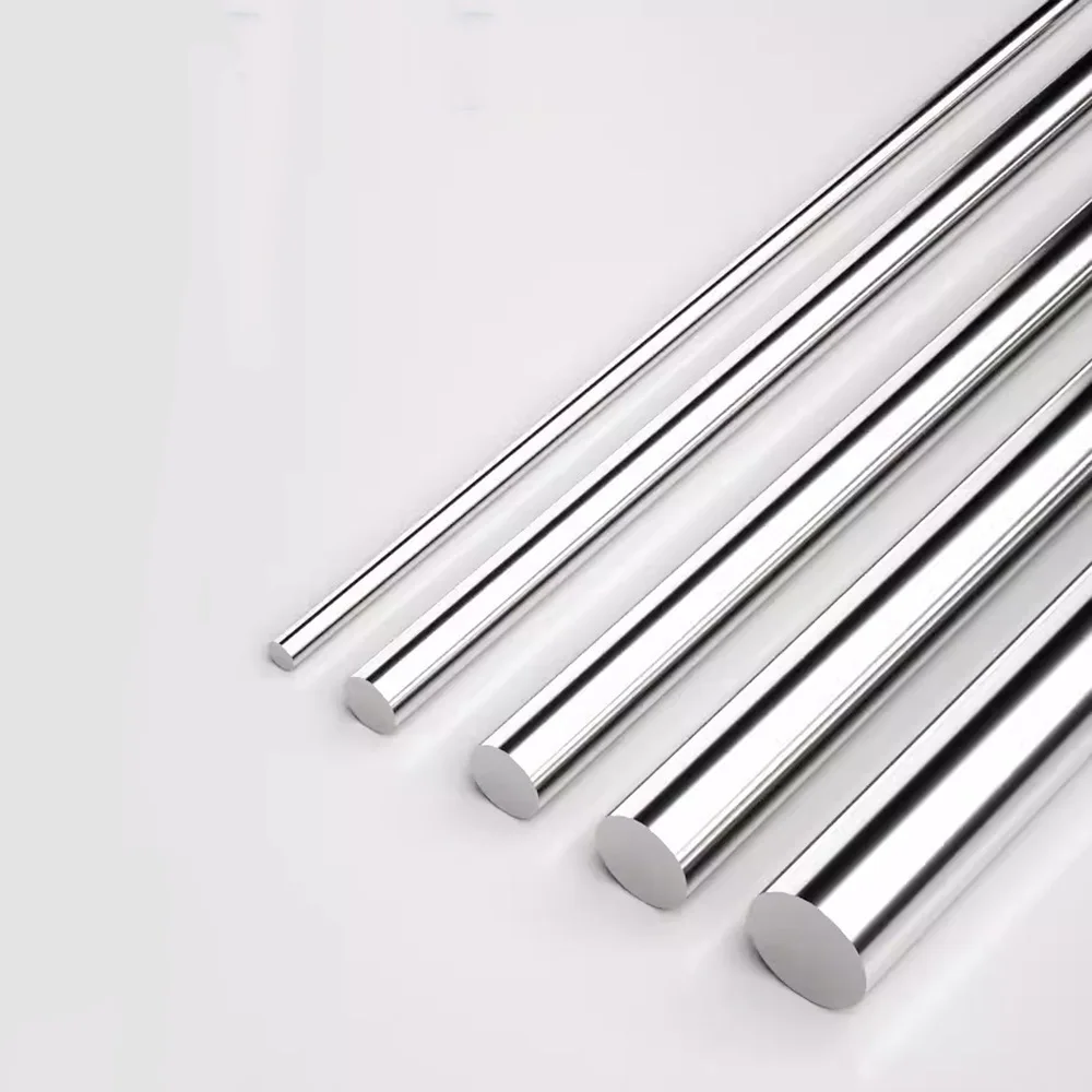 304 Stainless Steel Round Rod Bar Ground Stock Linear Shaft 500mm Length Diameter 3/4/5/6/8/10/12/14/15/16/18/20/22mm