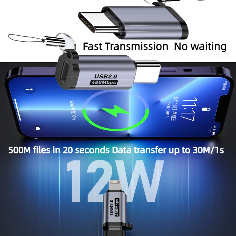 Adapter Micro Usb do typu C Mini Usb do Micro z adapterem Usb z adapterem Micro rodzaj Usb C do adaptera oświetlenia IOS