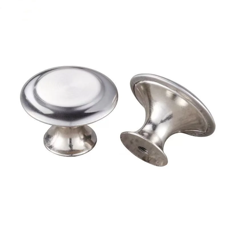 

Stainless Steel Single Hole Handle Mushroom Cloud Drawer Handle Cabinet Accessories Door Handle